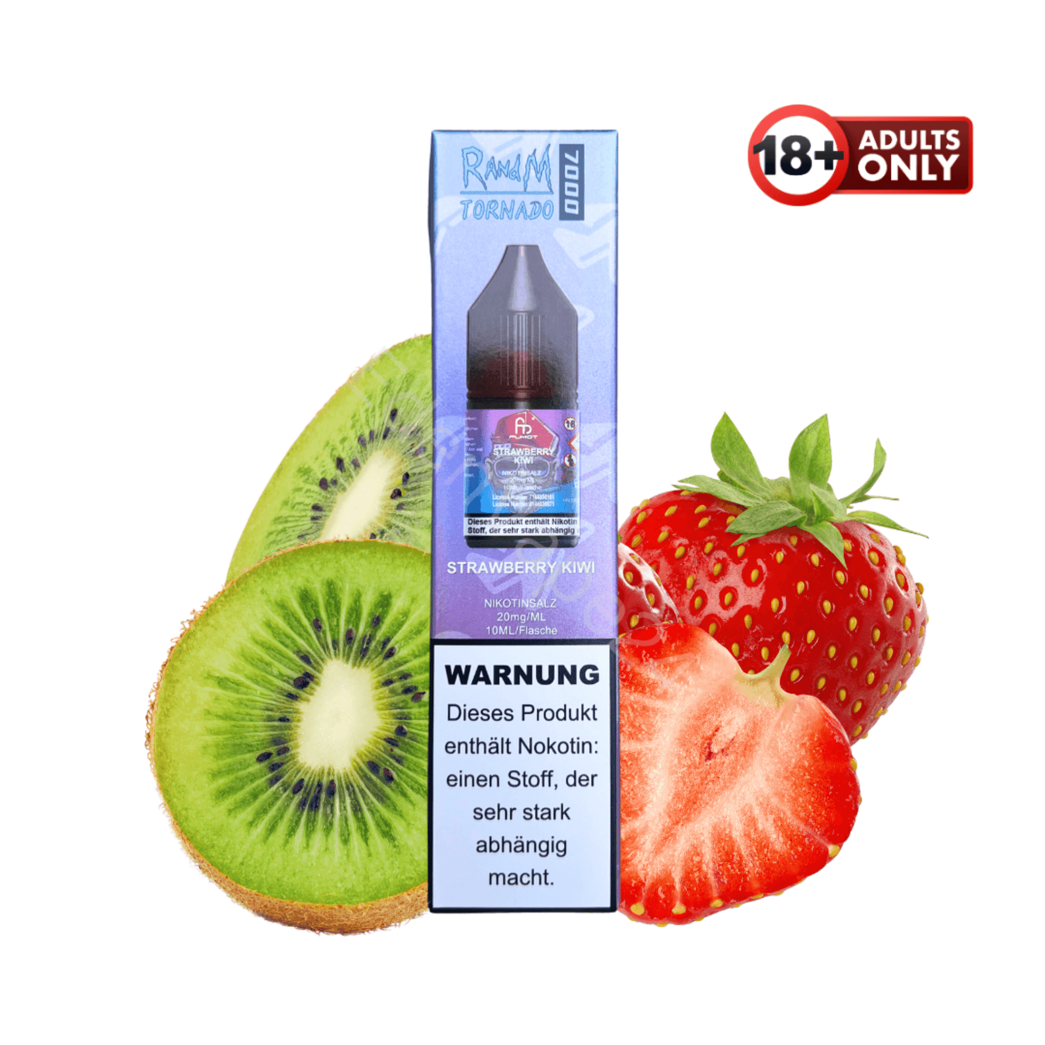 RandM Tornado 7000 Liquid - Strawberry Kiwi - EdenVape24